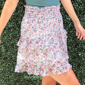 Sienna Sky Multicolor Floral Skater Skirt